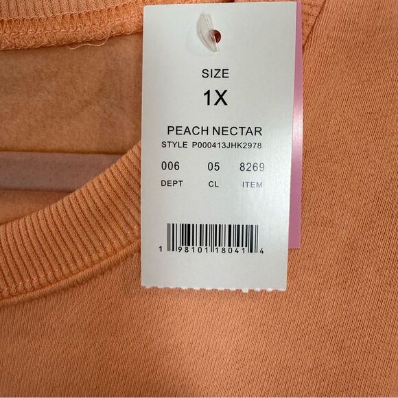 Hello Kitty Peach Sweatshirt with Purple Print - Picture 5 of 5